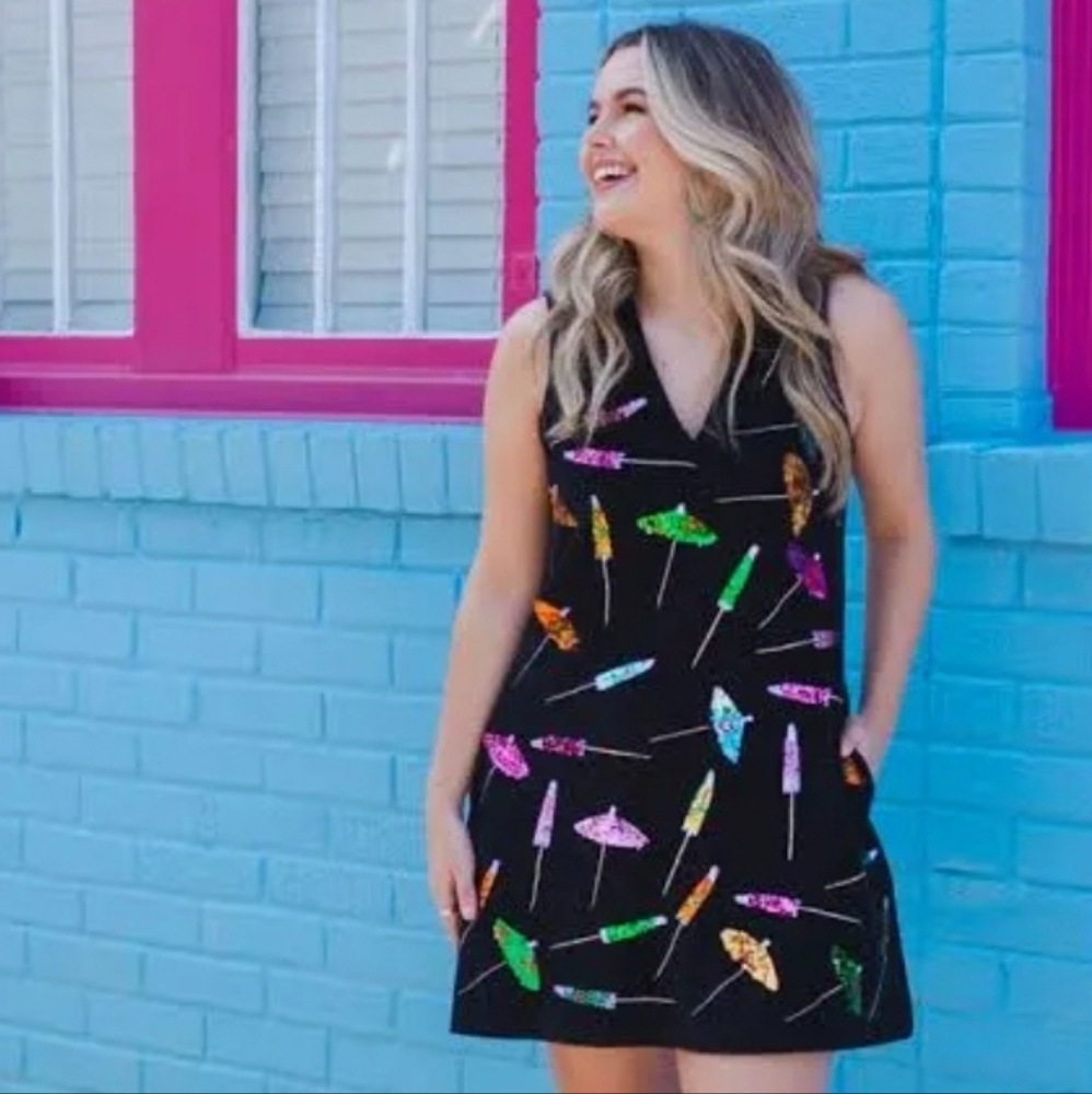 QUEEN OF SPARKLES Umbrella Dress